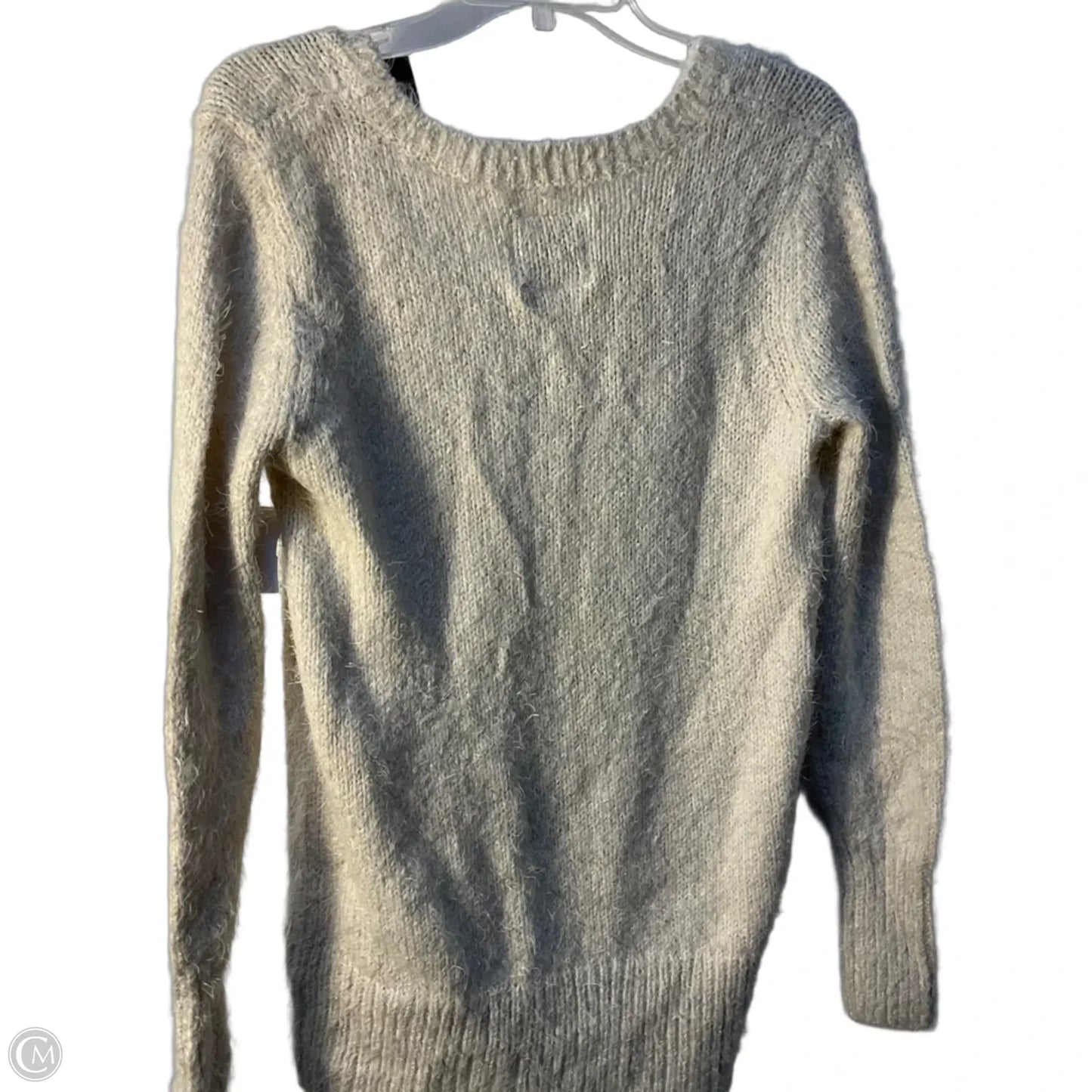 Sweater By Abercrombie And Fitch In Cream, Size: L