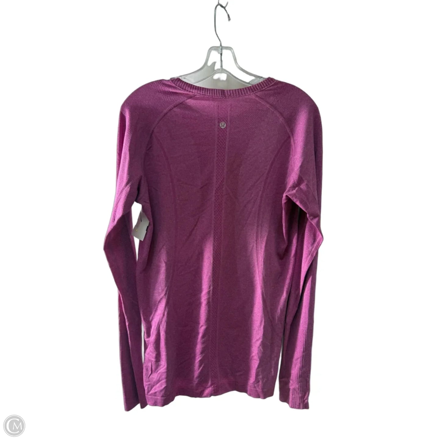 Athletic Top Long Sleeve Crewneck By Lululemon In Pink, Size: 12