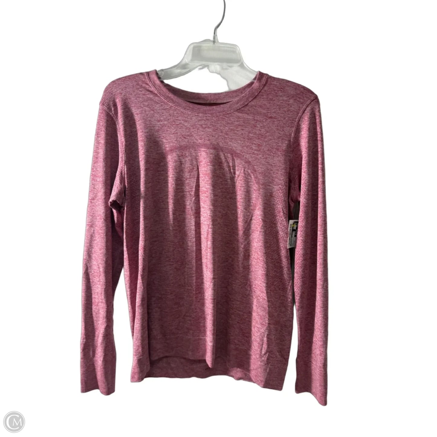 Athletic Top Long Sleeve Crewneck By Lululemon In Red, Size: 12