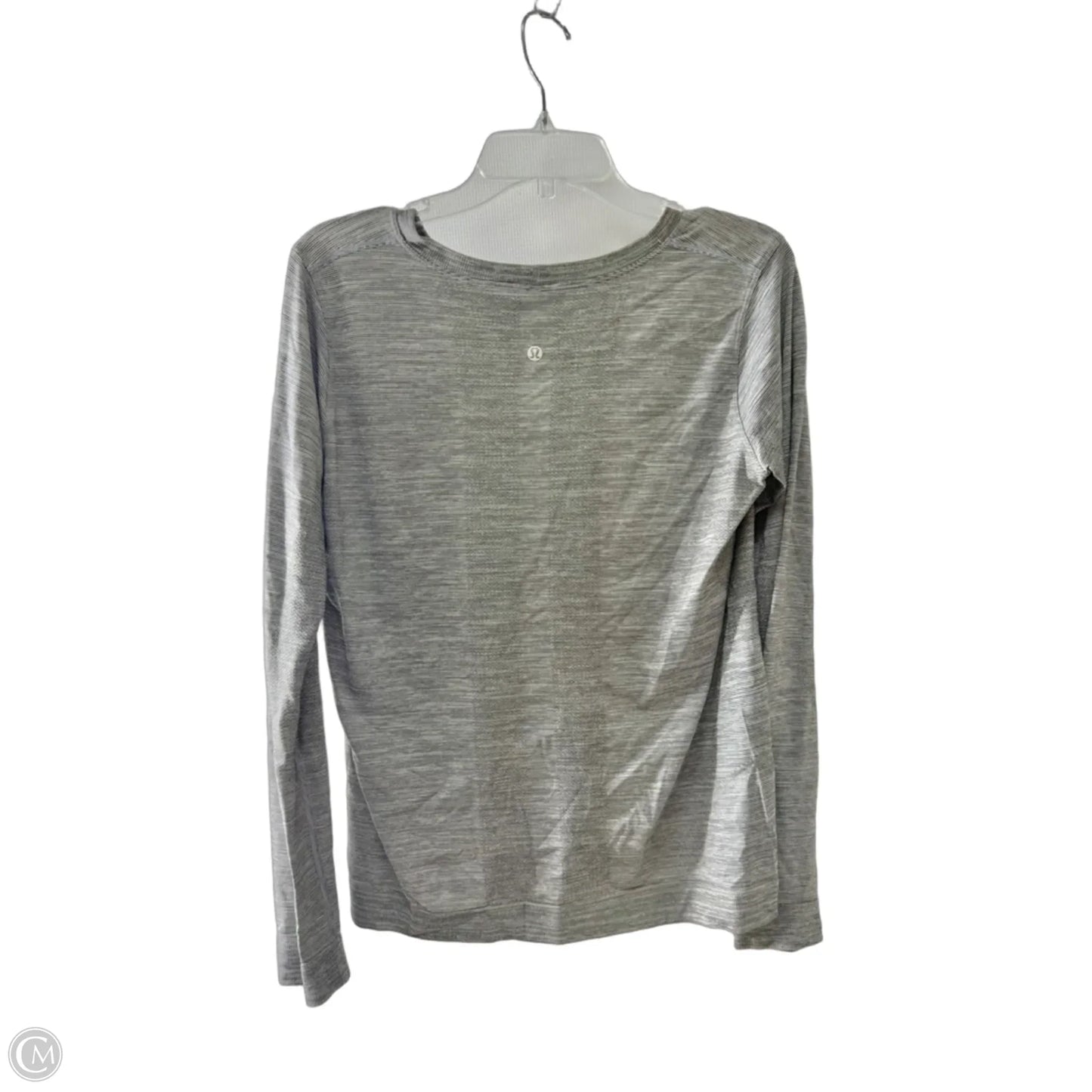 Athletic Top Long Sleeve Crewneck By Lululemon In Striped Pattern, Size: 8