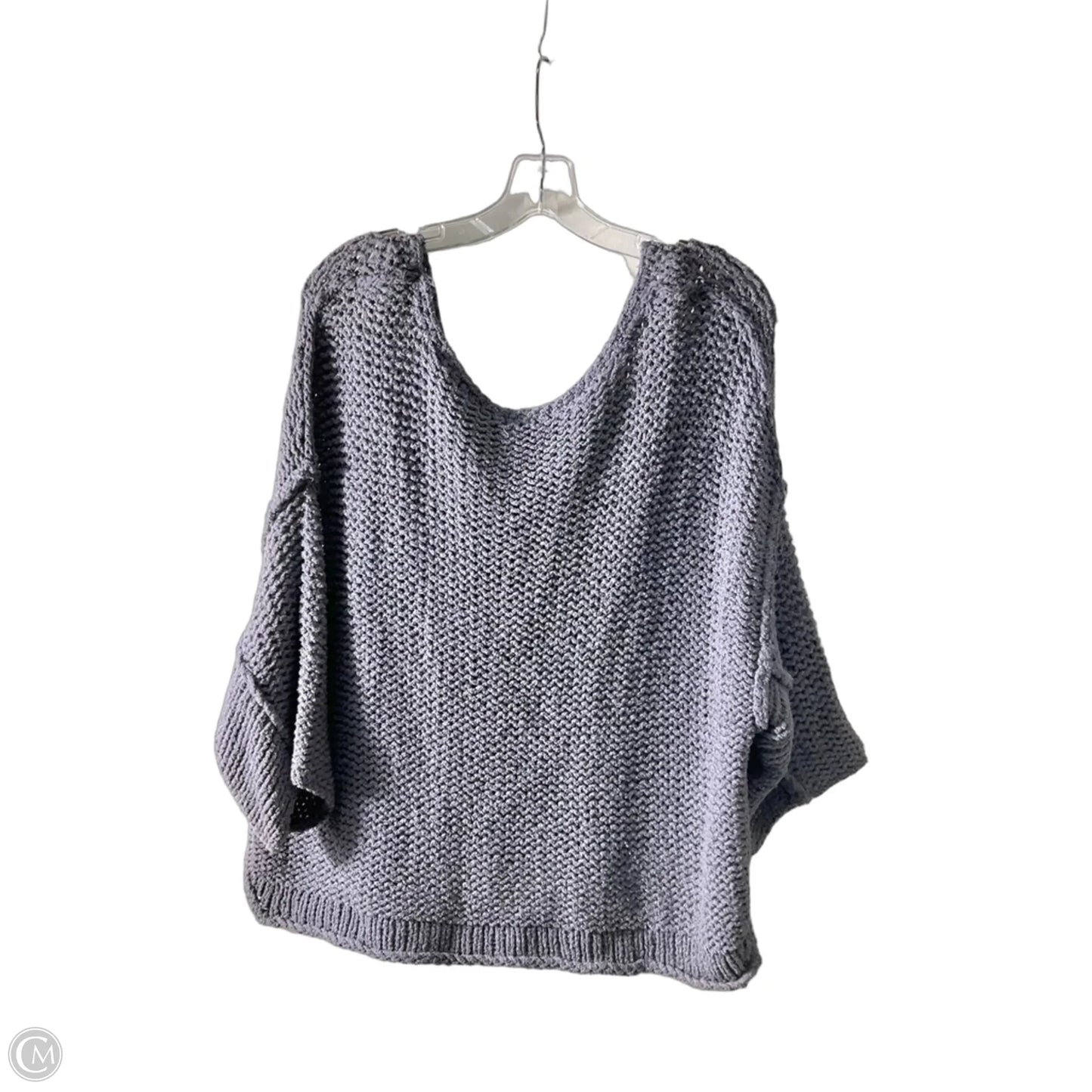 Sweater Short Sleeve By Free People In Grey, Size: S