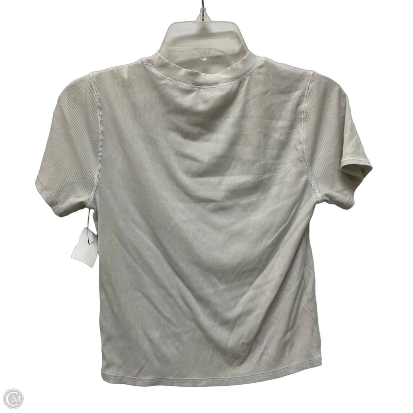 Athletic Top Short Sleeve By Vuori In White, Size: M