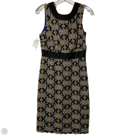 Dress Casual Short By Anthropologie In Black & Tan, Size: 4