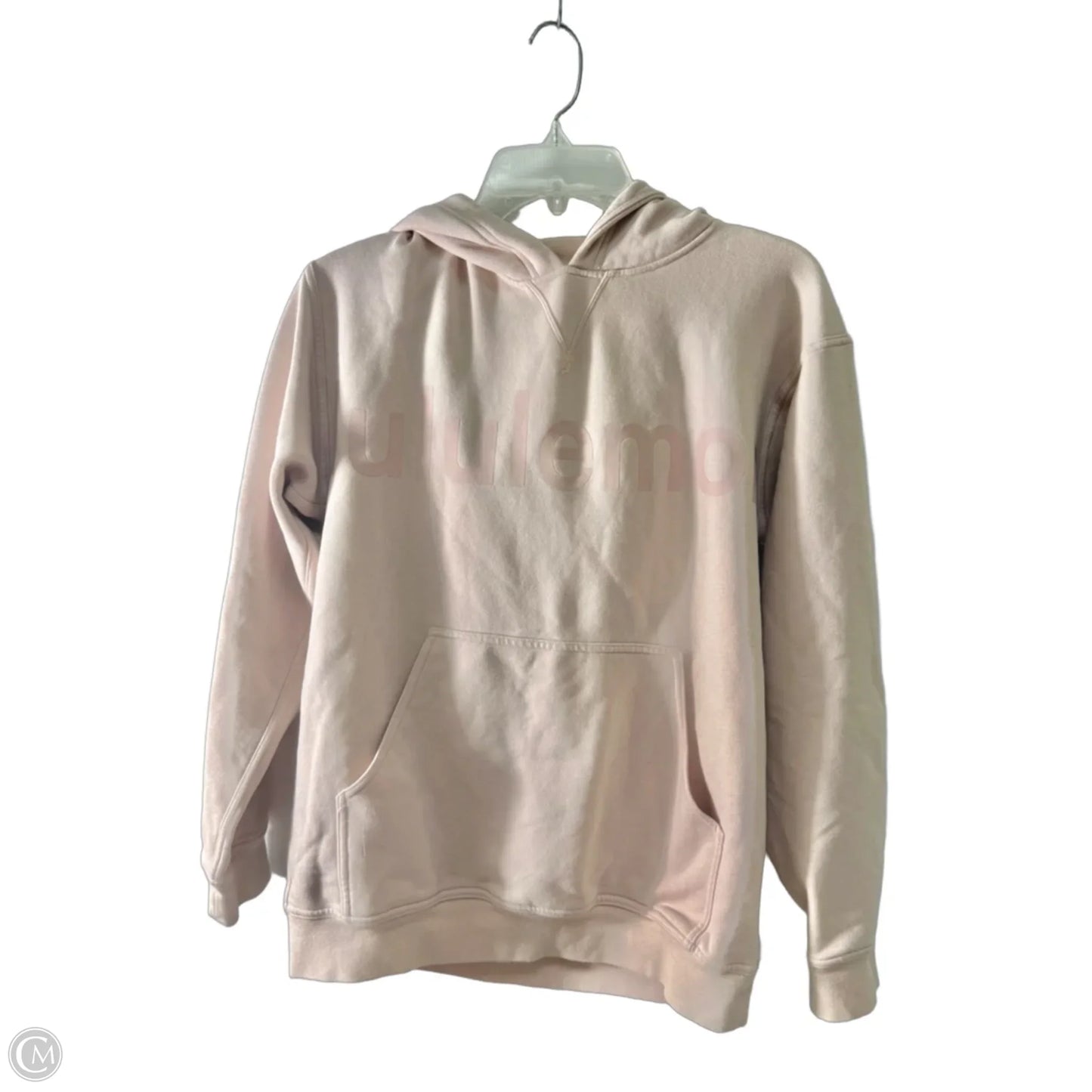 Athletic Sweatshirt Hoodie By Lululemon In Pink, Size: 6