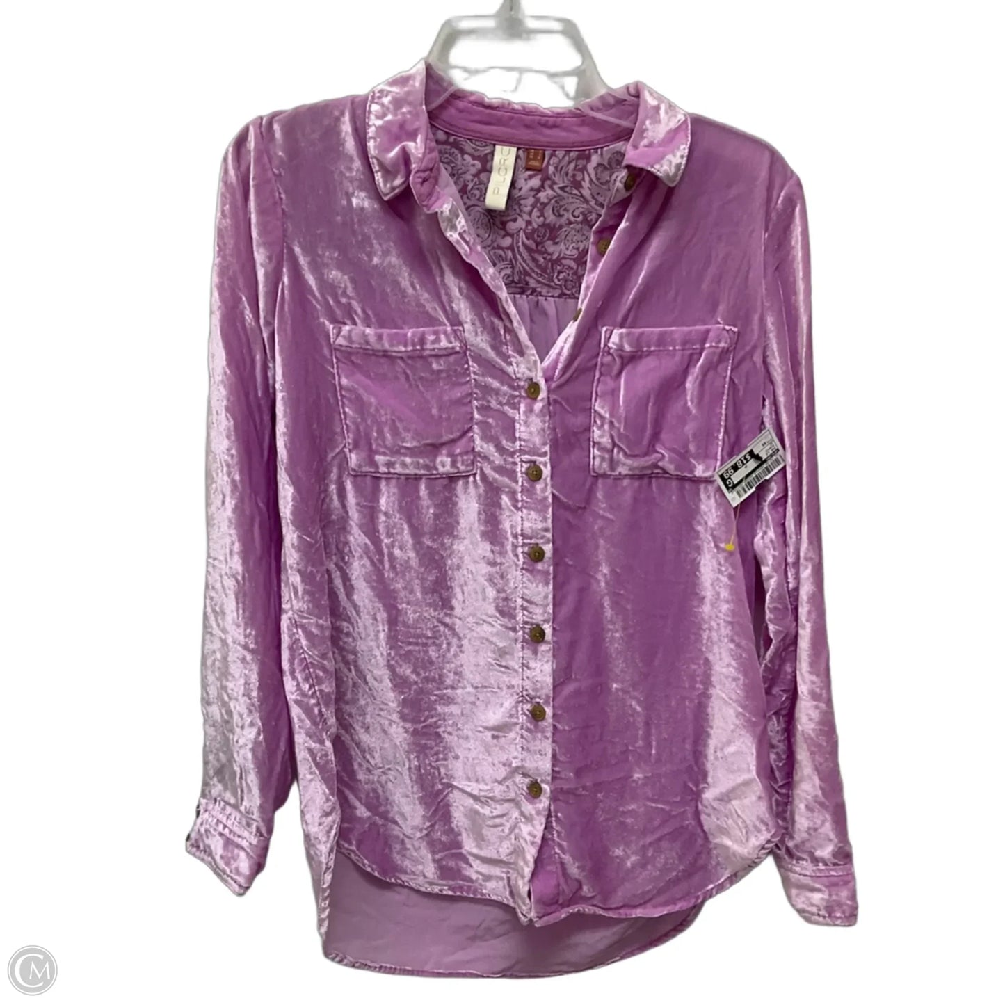 Top Long Sleeve By Pilcro In Purple, Size: Xs