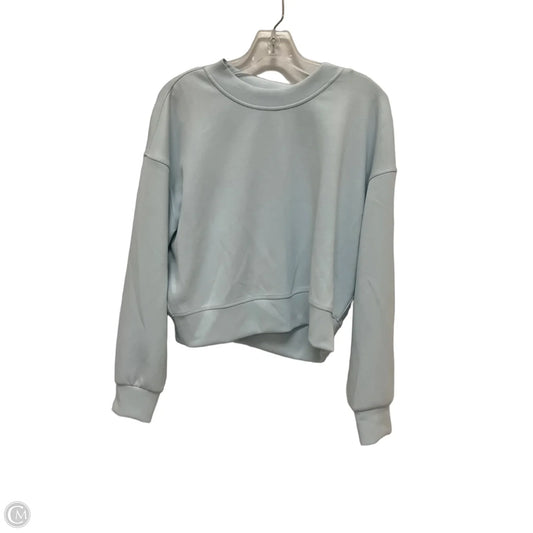Athletic Sweatshirt Crewneck By Lululemon In Blue, Size: 6