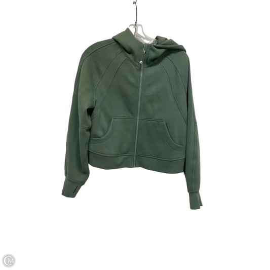 Athletic Jacket By Lululemon In Green, Size: Xs