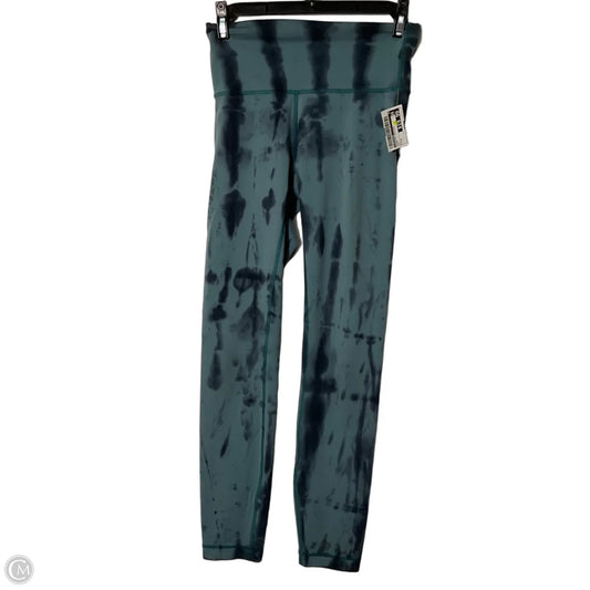 Athletic Leggings By Lululemon In Blue, Size: 4