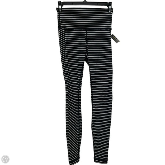 Athletic Leggings By Lululemon In Striped Pattern, Size: 4