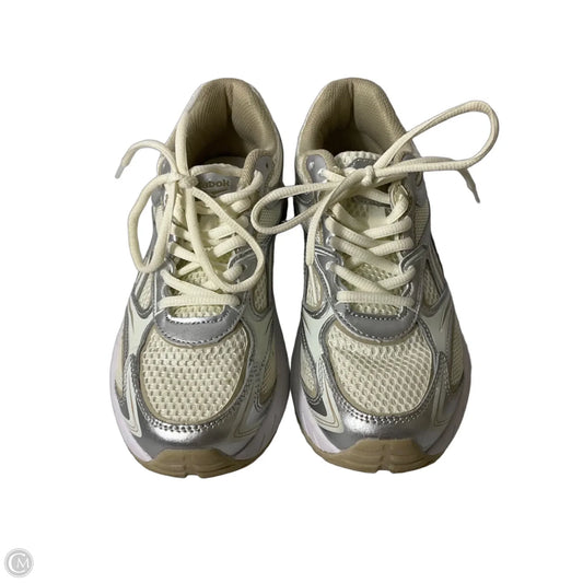 Shoes Athletic By Reebok In Cream & Silver, Size: 7