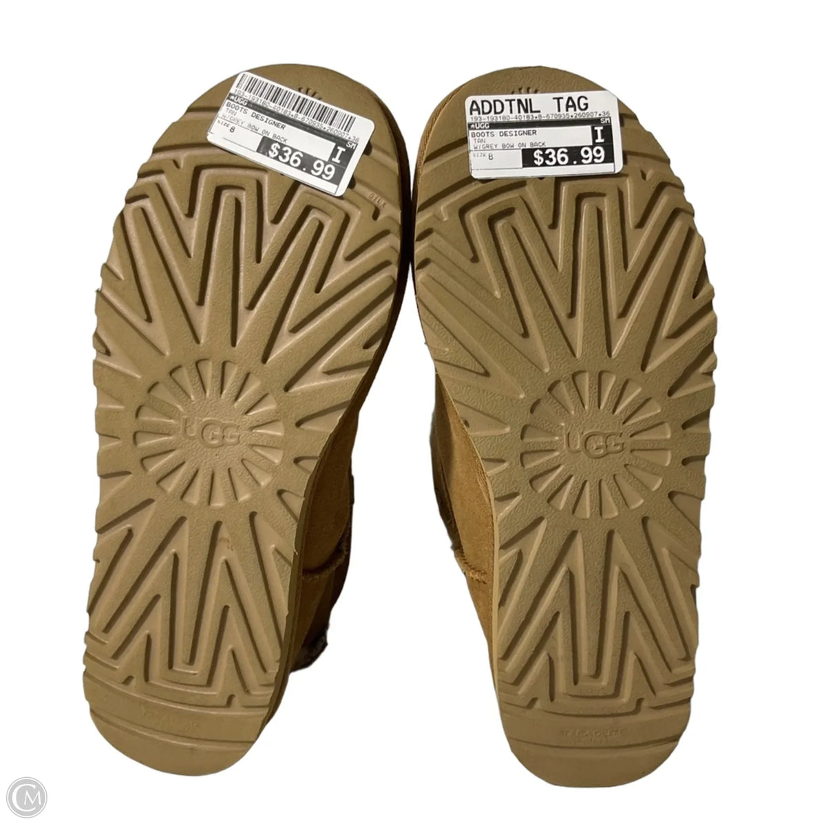 Boots Designer By Ugg In Tan, Size: 8
