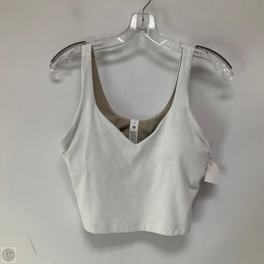 Athletic Bra By Lululemon In White, Size: 10