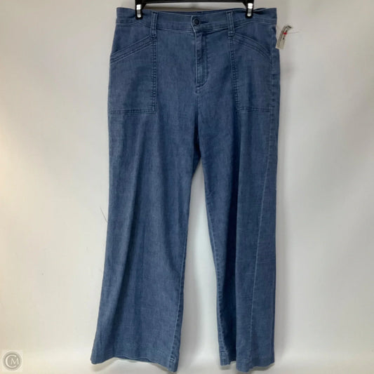 Pants Wide Leg By Evereve In Blue, Size: 4