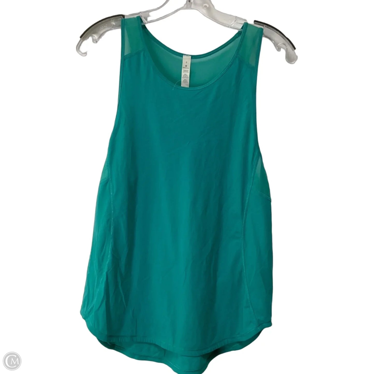 Athletic Tank Top By Lululemon In Blue, Size: 6
