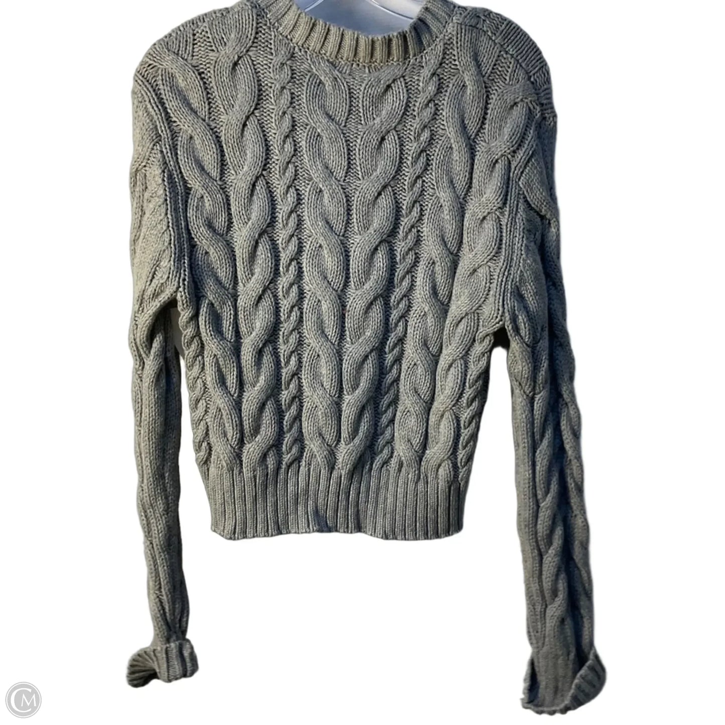 Sweater Cardigan By Abercrombie And Fitch In Grey, Size: L