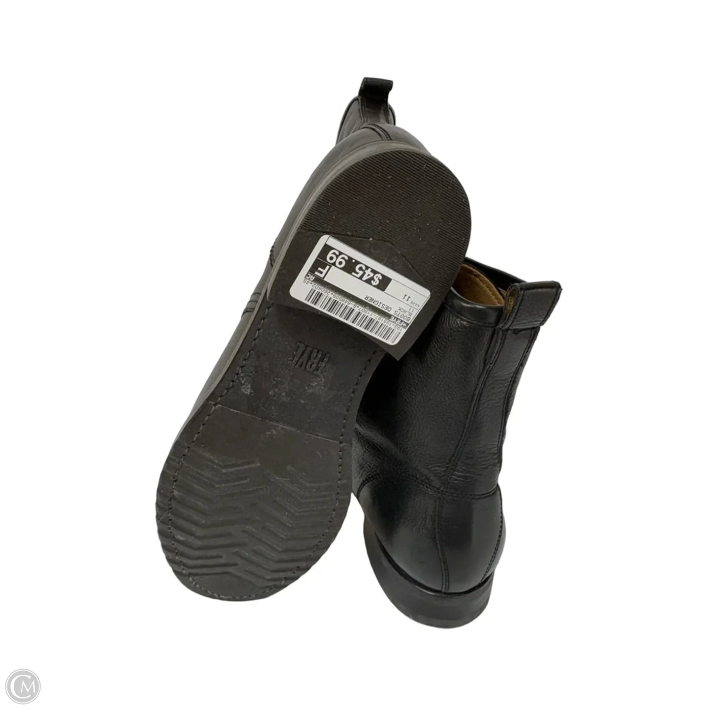 Boots Designer By Frye In Black, Size: 11