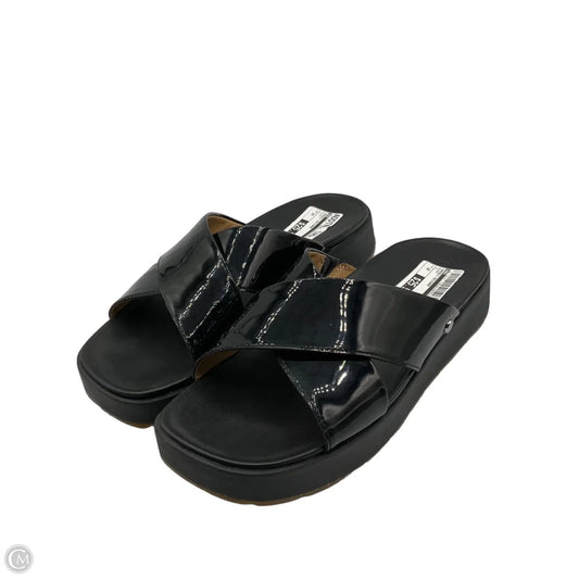 Sandals Designer By Ugg In Black, Size: 10