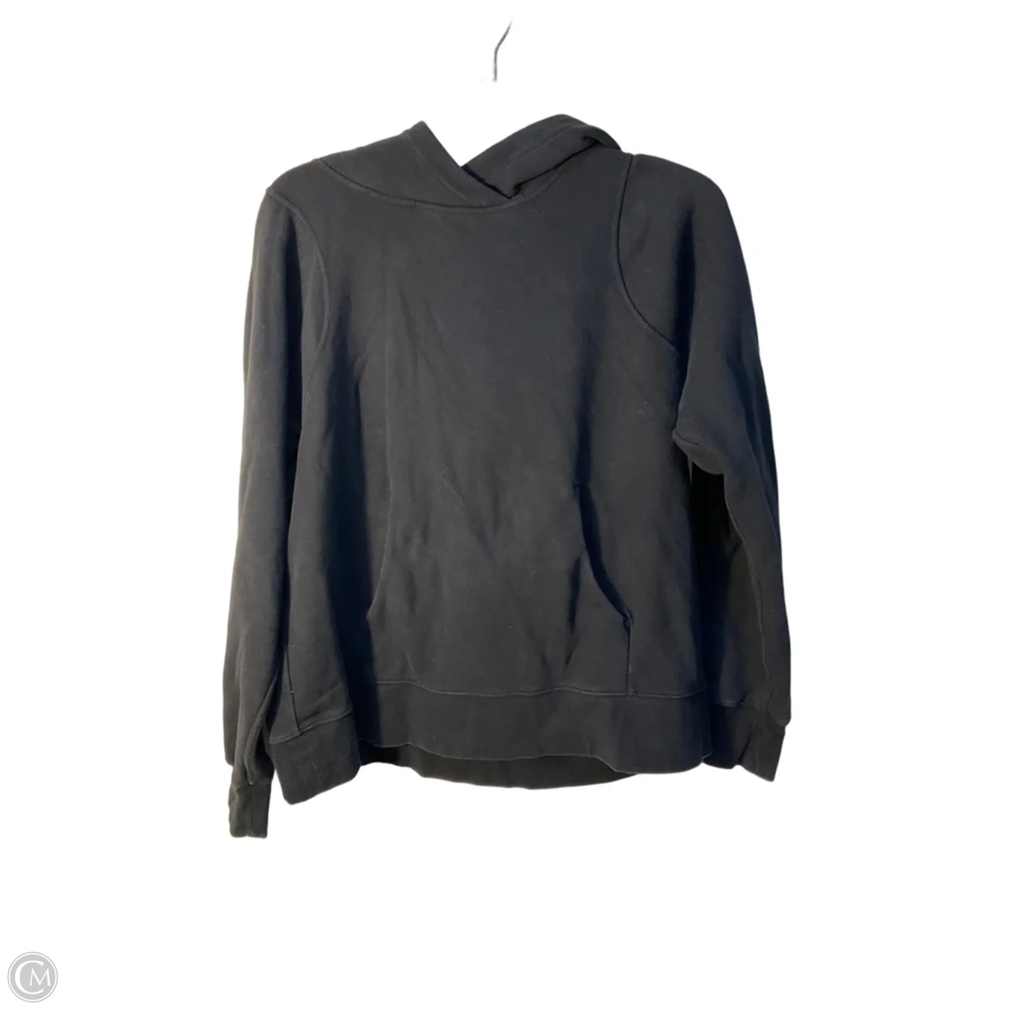 Athletic Sweatshirt Hoodie By Lululemon In Black, Size: 10