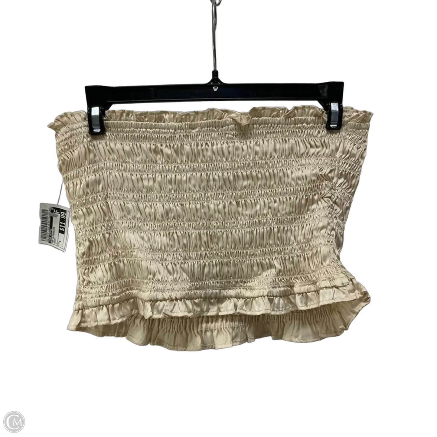 Top Sleeveless By Free People In Cream, Size: S