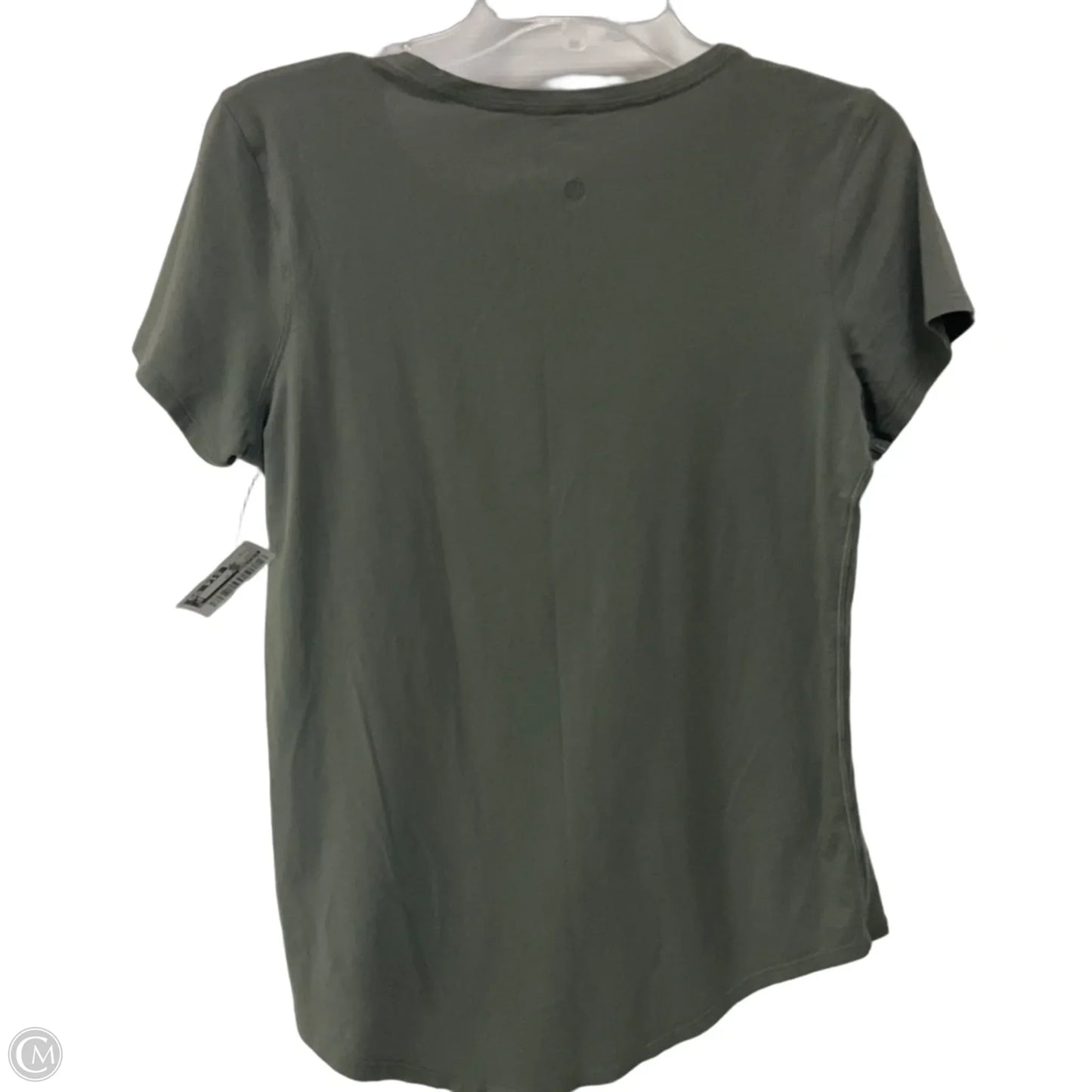 Athletic Top Short Sleeve By Lululemon In Green, Size: 6