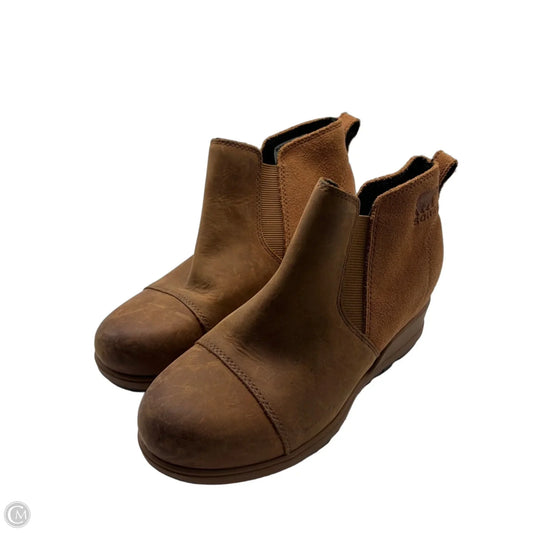 Boots Ankle Flats By Sorel In Brown, Size: 6