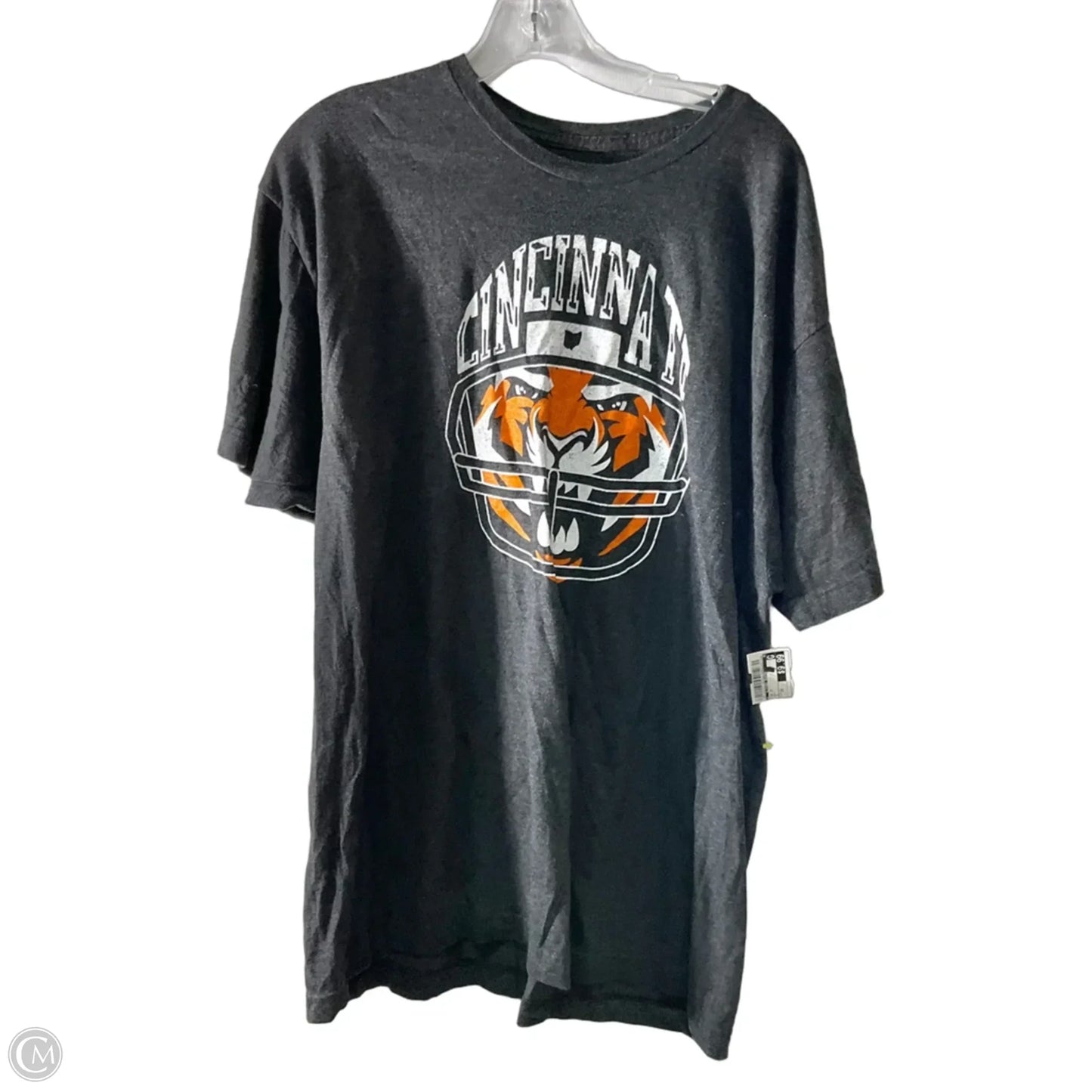 Top Short Sleeve By Clothes Mentor In Grey, Size: 2x