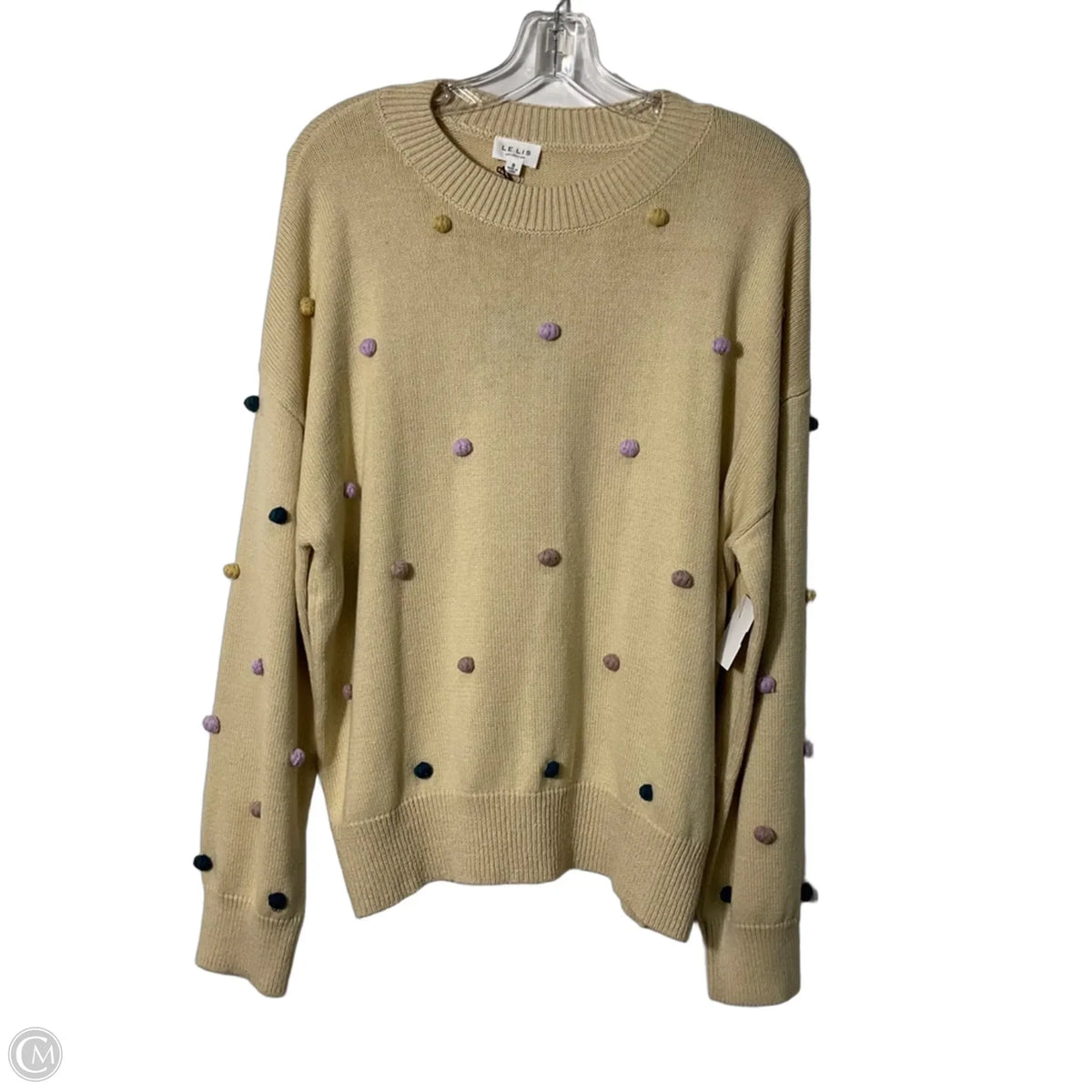 Sweater By Le Lis In Beige, Size: S
