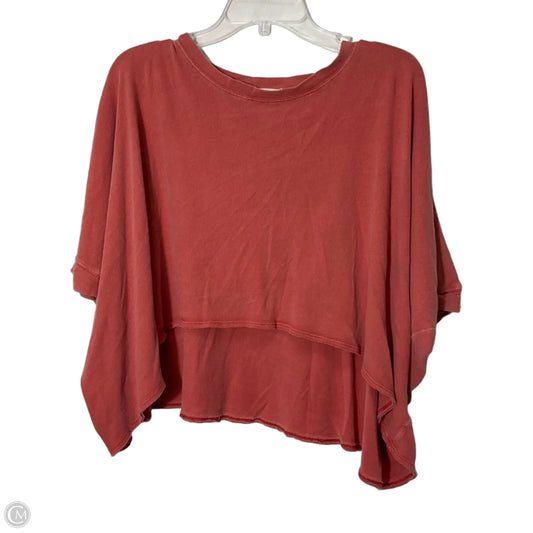 Top Short Sleeve By We The Free In Red, Size: Xs