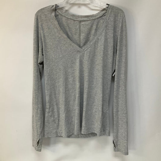 Athletic Top Long Sleeve Collar By Lululemon  Size: 10
