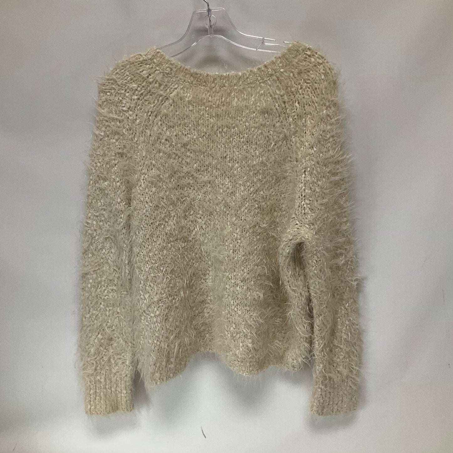 Sweater By Anthropologie In Cream, Size: M