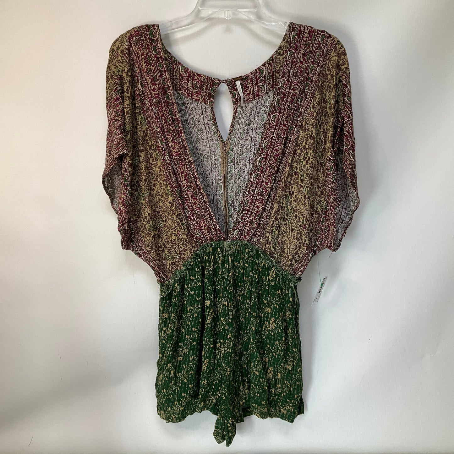 Romper By Free People In Green, Size: M