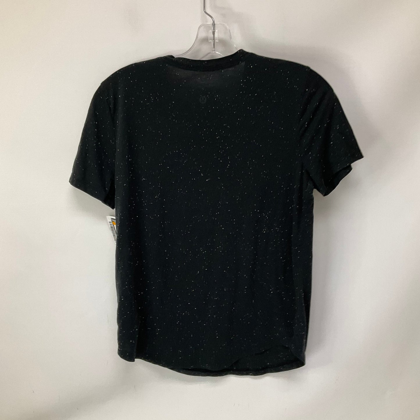 Athletic Top Short Sleeve By Lululemon In Black, Size: 4