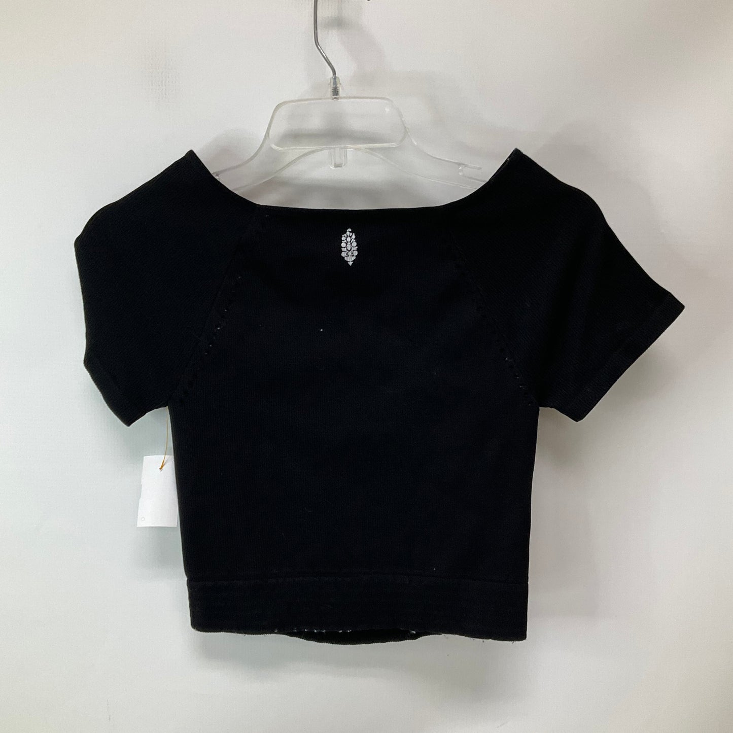 Athletic Top Short Sleeve By Free People In Black, Size: S