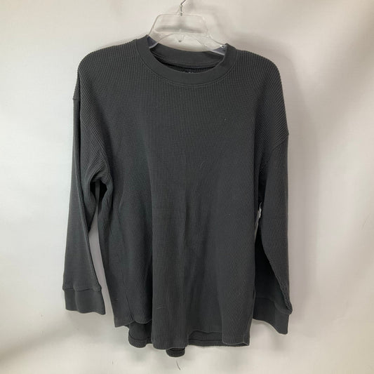 Top Long Sleeve Basic By Abercrombie And Fitch In Grey, Size: L