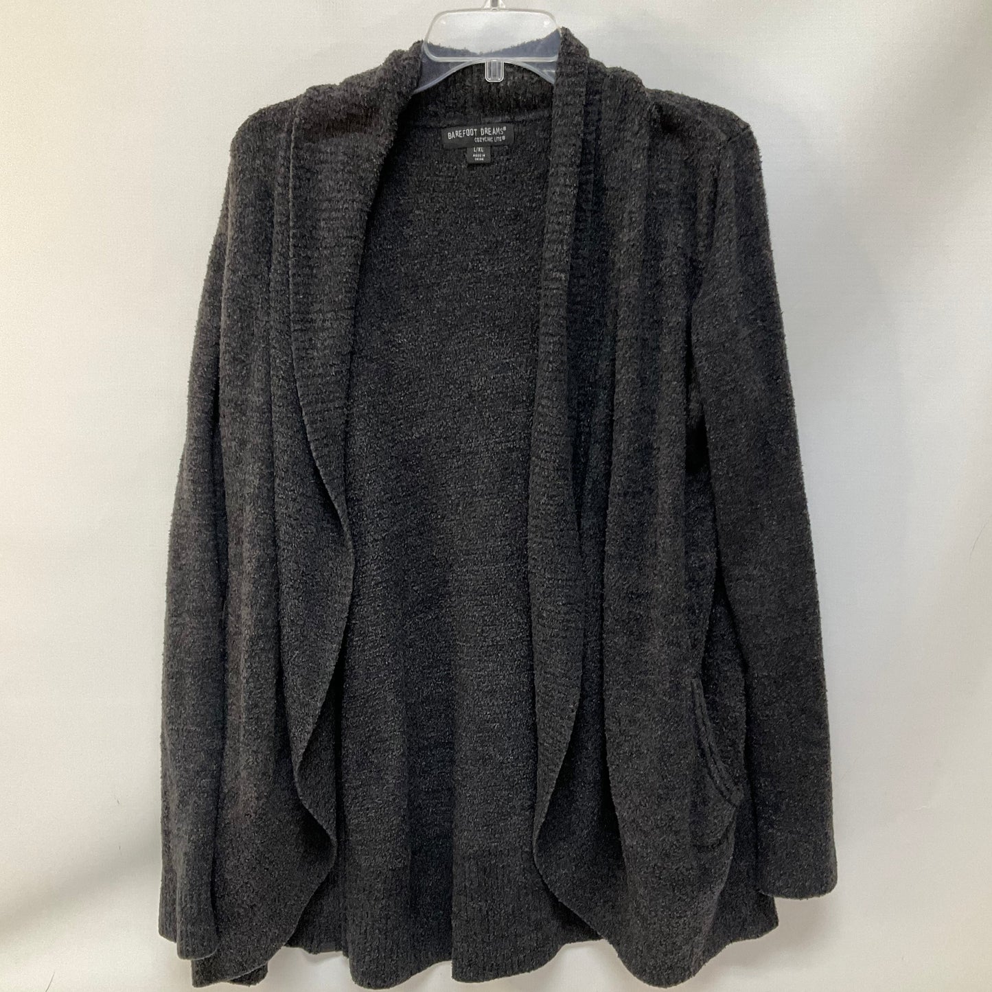 Sweater Cardigan By Barefoot Dreams In Grey, Size: L