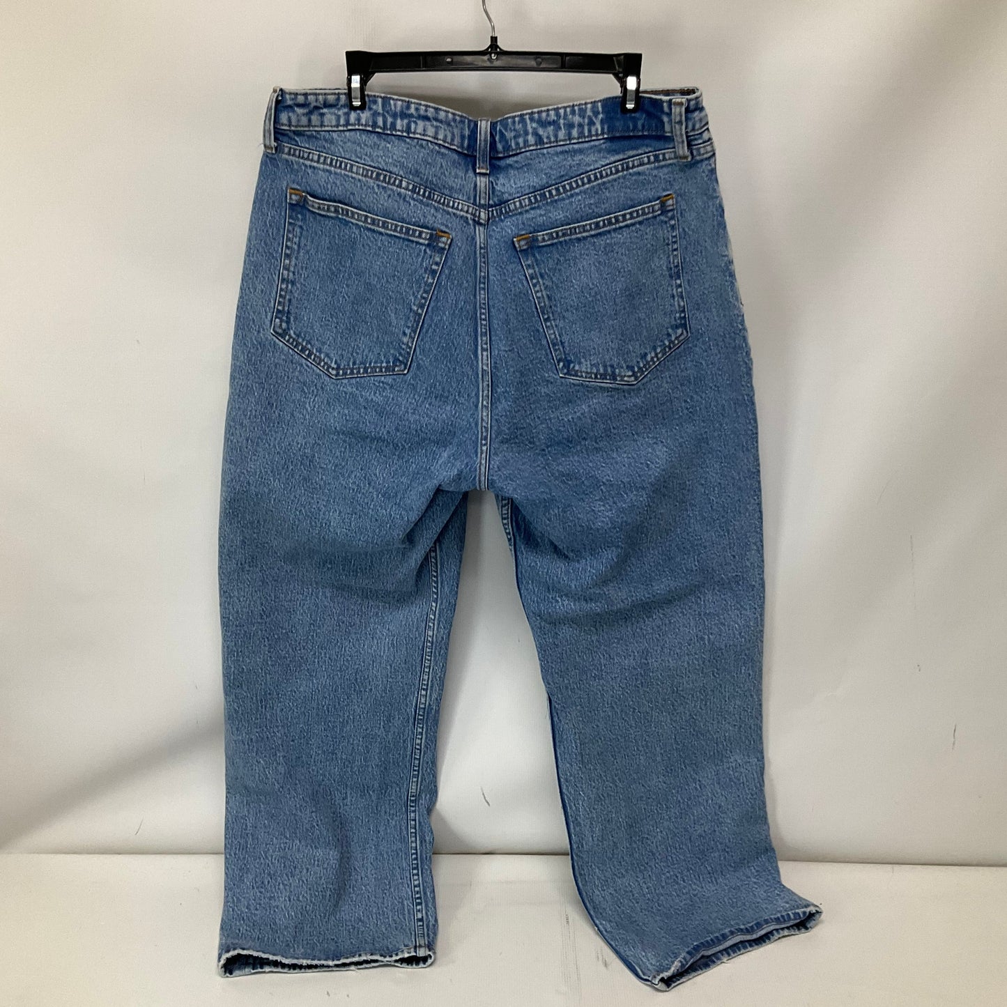 Jeans Straight By Abercrombie And Fitch In Blue Denim, Size: 16