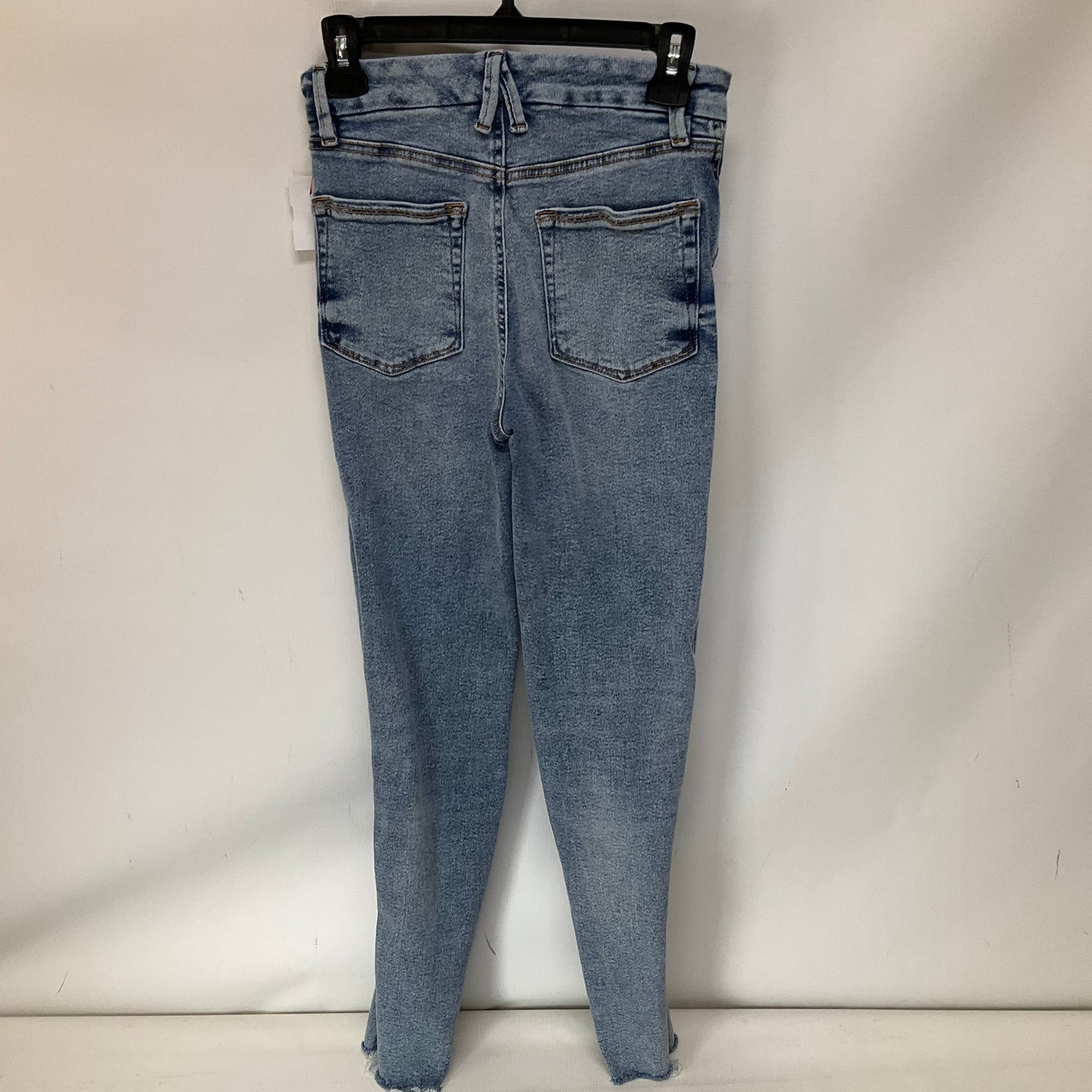 Jeans Skinny By Good American In Blue Denim, Size: 0