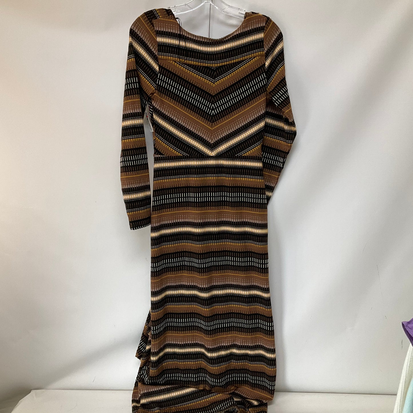 Dress Casual Maxi By Maeve In Brown, Size: S