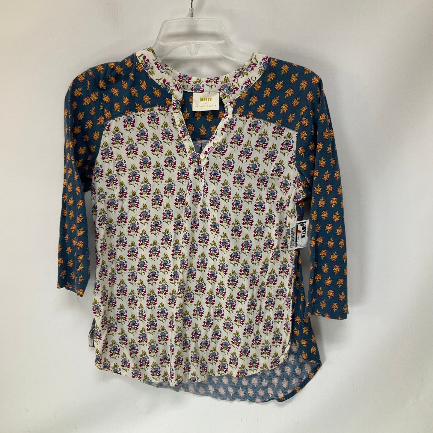 Top 3/4 Sleeve By Maeve In Multi-colored, Size: S