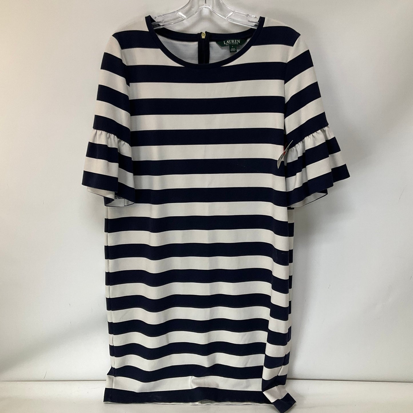 Dress Casual Short By Lauren By Ralph Lauren In Striped Pattern, Size: L