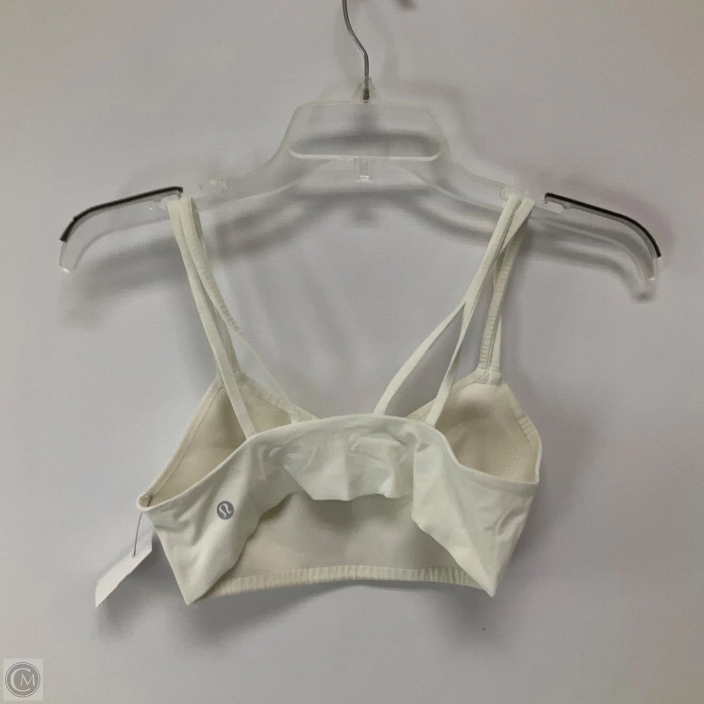 Athletic Bra By Lululemon In White, Size: Xs