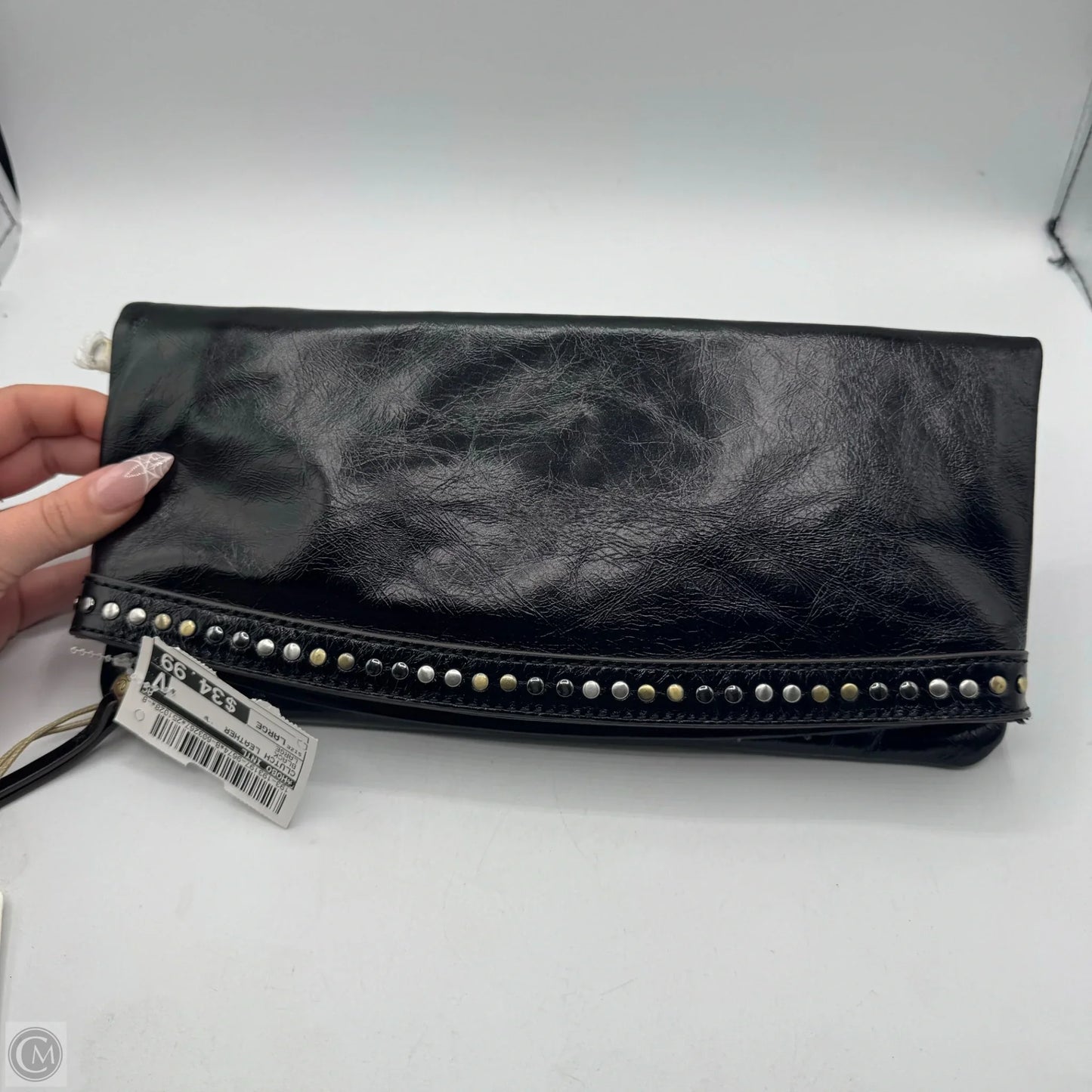 Clutch Leather By Hobo Intl, Size: Large