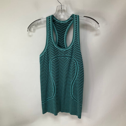 Athletic Tank Top By Lululemon In Blue, Size: 4