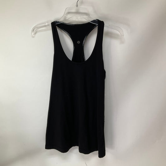 Athletic Tank Top By Lululemon In Black, Size: 4