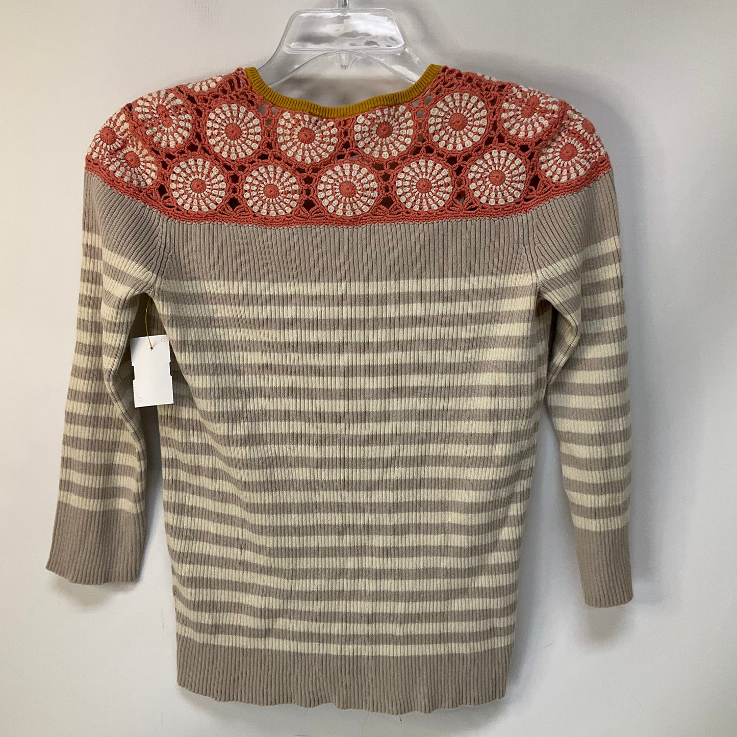 Top Long Sleeve By Tory Burch In Striped Pattern, Size: S