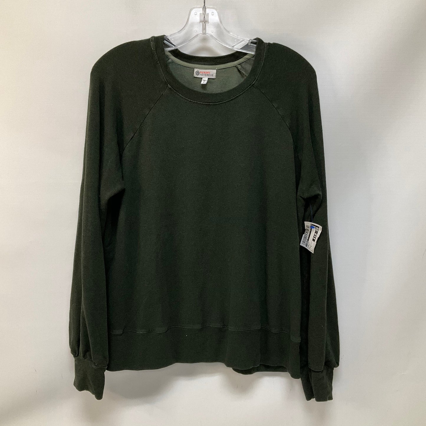 Top Long Sleeve By Sundry In Green, Size: S