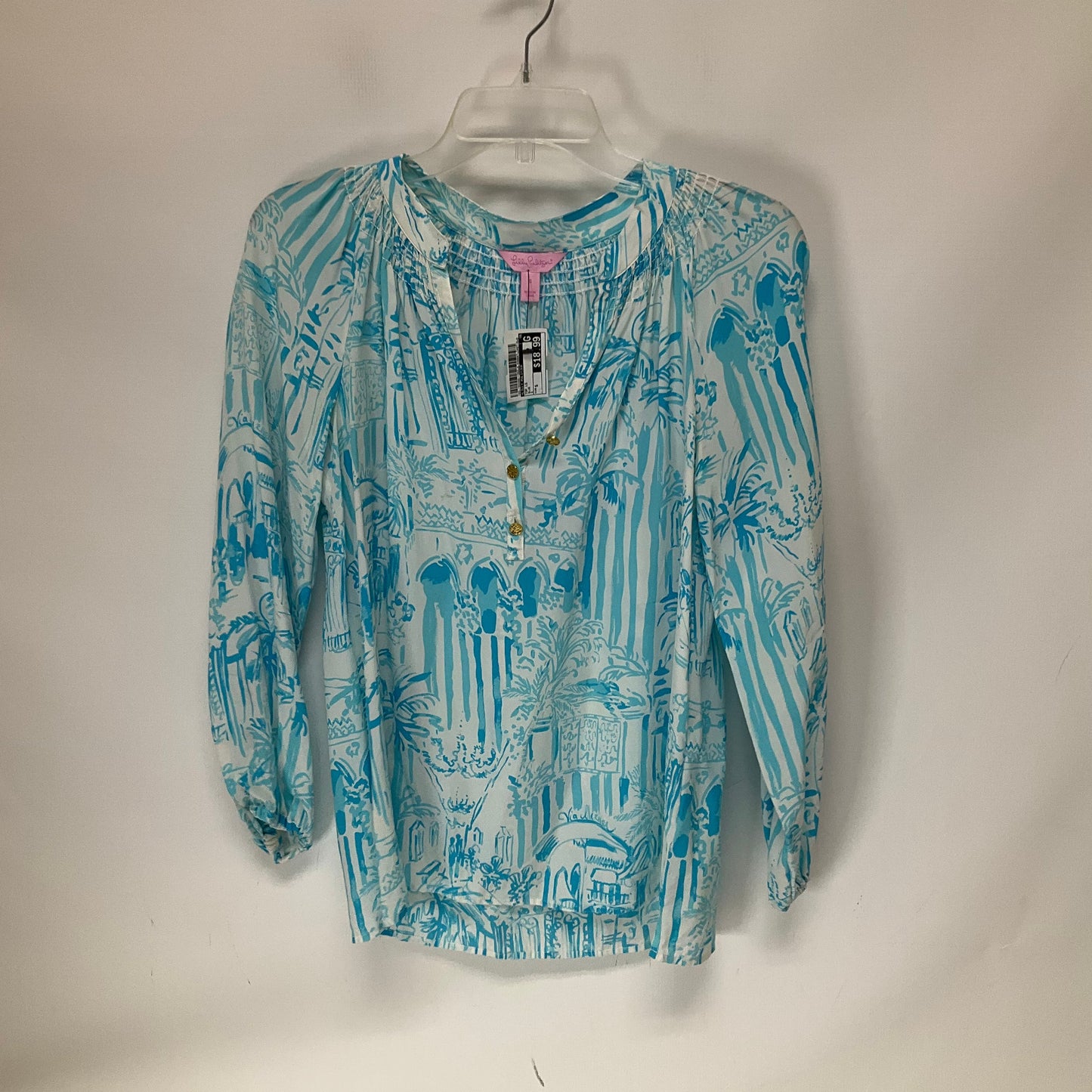 Blue Top Long Sleeve Lilly Pulitzer, Size S