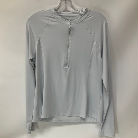 Athletic Top Long Sleeve Crewneck By Cmc In Grey, Size: L