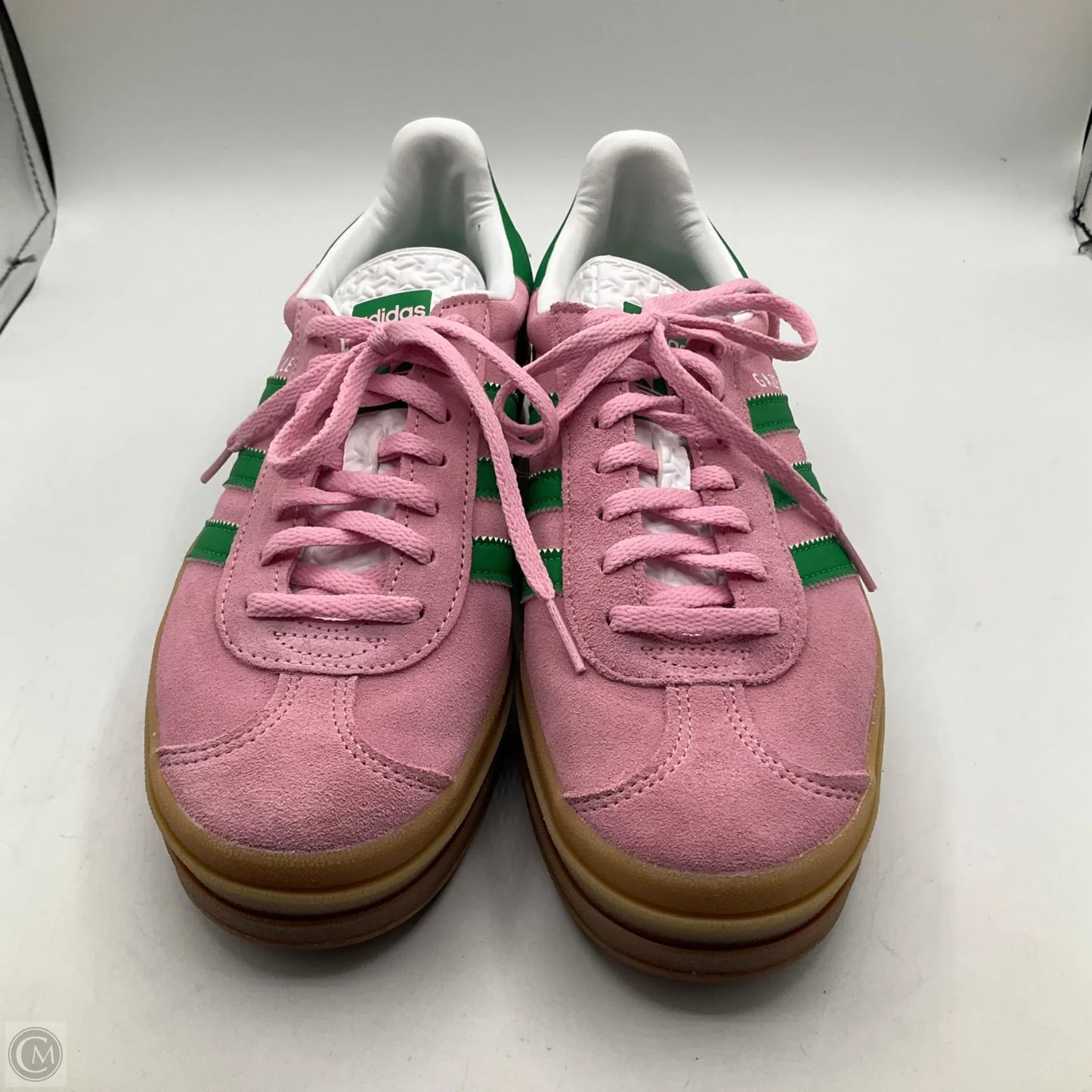Shoes Sneakers By Adidas In Green & Pink, Size: 7