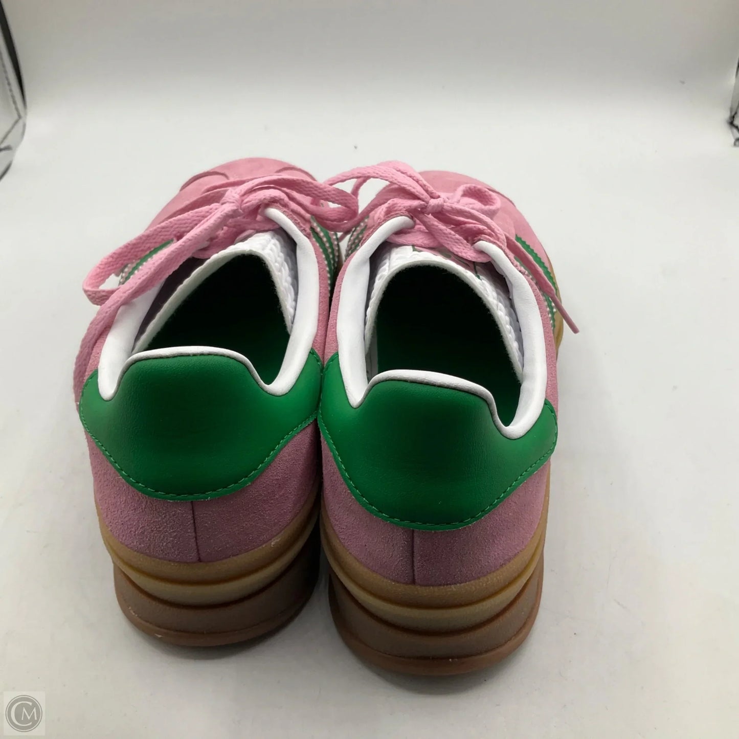 Shoes Sneakers By Adidas In Green & Pink, Size: 7